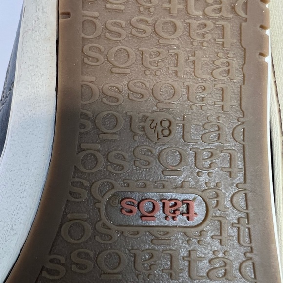 Taos Zipward Sneakers Womens Size 8.5 Gray Leather Slip On  Shoes Loafers - Picture 9 of 9